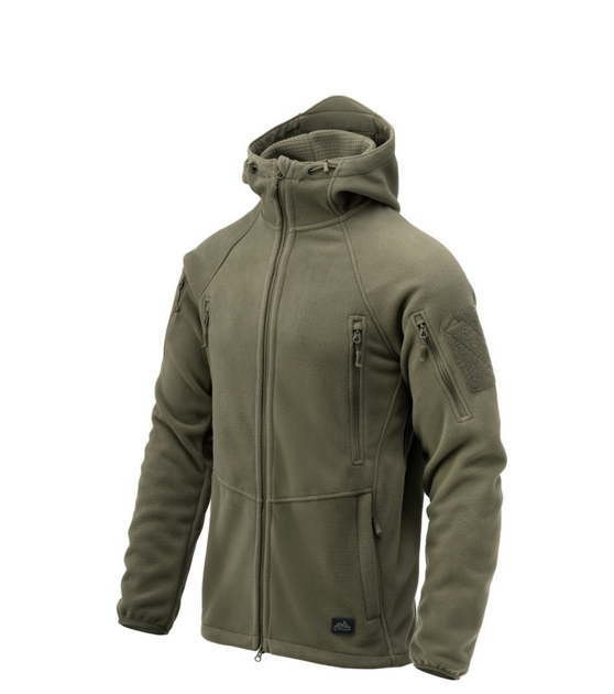 Кофта флісова тактична Helikon-Tex Patriot Jacket Hybrid Fleece Олива (Розмір L) - зображення 1