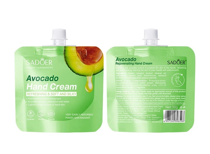 Крем для рук Sadoer hand cream Авокадо 30г - Фото 3 Крем для рук Sadoer hand cream Авокадо 30г - изображение 3