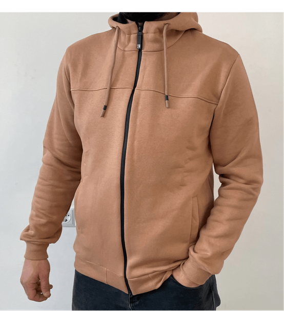 Батальна тепла кофта на замку - HECTOR - 30508 - 3XL - Naturale - Фото 1 Батальна тепла кофта на замку - HECTOR - 30508 - 3XL - Naturale - зображення 1
