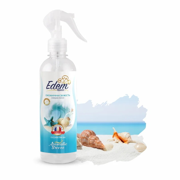 Освежитель воздуха Edem Home Aromatic Breeze Океаническая свежесть, 420 мл - Фото 2 Освежитель воздуха Edem Home Aromatic Breeze Океаническая свежесть, 420 мл - изображение 2