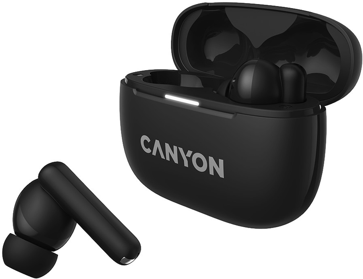 Słuchawki Canyon OnGo TWS-10 ANC ENC Black (CNS-TWS10B) - obraz 4