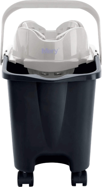 Wiadro Mery prostokątne na kółkach z wyciskaczem 14 l (8411287004667) - obraz 4