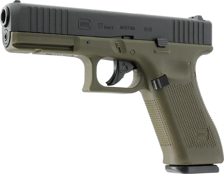 Пистолет пневматический Umarex Glock 17 Gen5 CO2 кал 4,5 мм BB Green - изображение 2