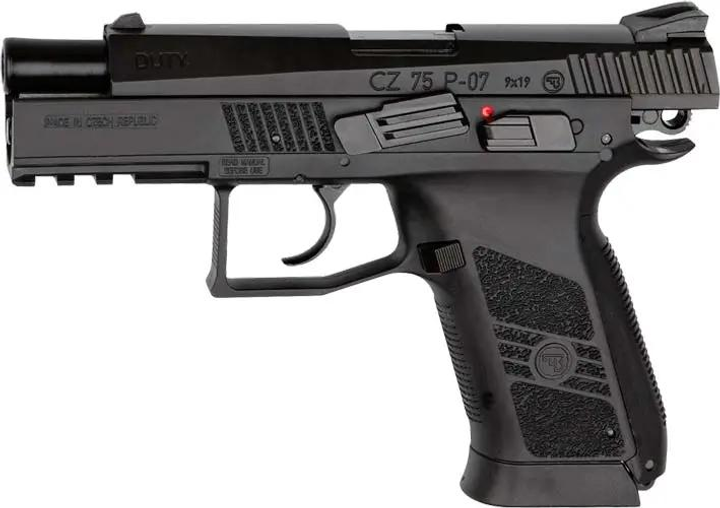 Пістолети пневматичні ASG CZ 75 P-07 Duty BB кал. 4.5 мм - зображення 1