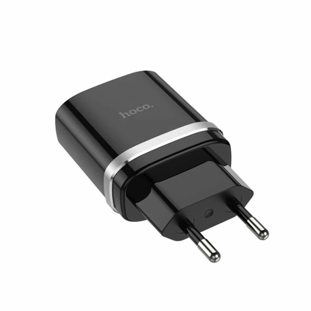 Сетевого зарядного пристрою HOCO C12Q Smart QC3.0 charger 18W Black (6931474716255) - зображення 3