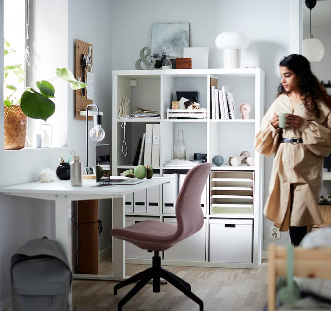 СТЕЛЛАЖ белый MS236 совместим с аксессуарами IKEA KALLAX - изображение 2
