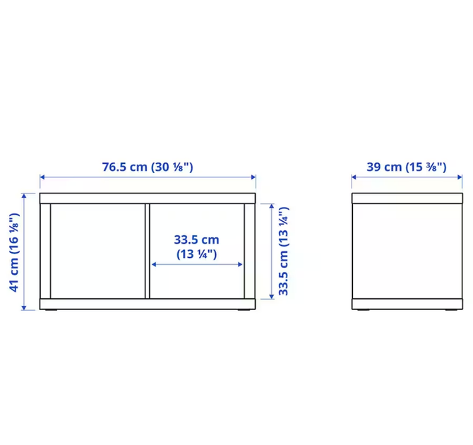 СТЕЛЛАЖ белый MS231 совместим с аксессуарами IKEA KALLAX - изображение 3