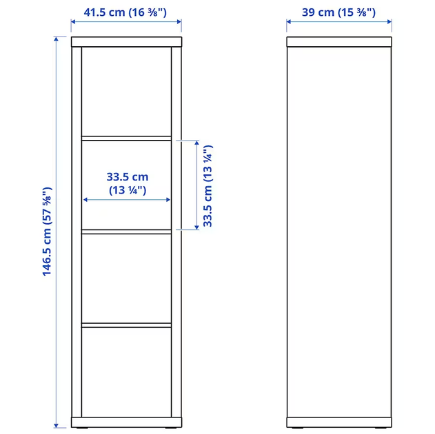 СТЕЛЛАЖ белый MS234 совместим с аксессуарами IKEA KALLAX - изображение 7