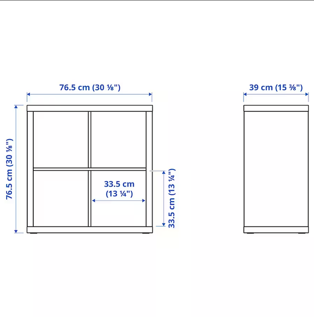 СТЕЛЛАЖ белый MS233 совместим с аксессуарами IKEA KALLAX - изображение 5