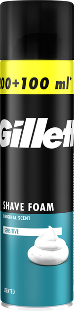 Пена для бритья Gillette Classic Sensitive Для чувствительной кожи 300 ...