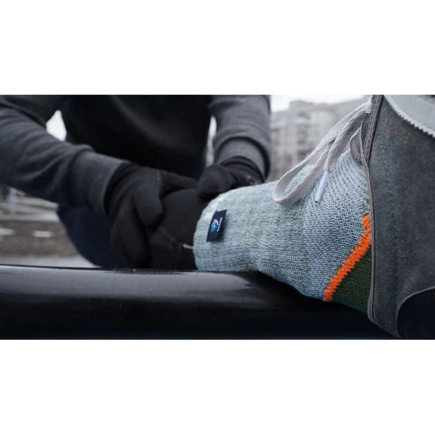 Шкарпетки водонепроникні Dexshell Terrian Walking Ankle Зелені S (Kali) - зображення 2