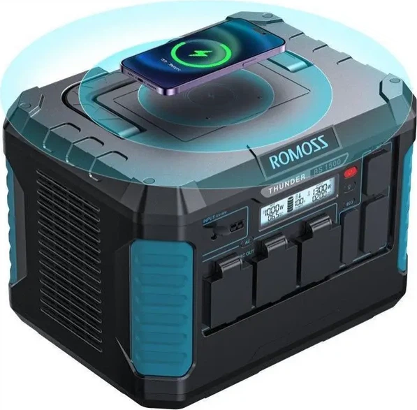 Зарядна станція ROMOSS RS1500 RS1500-2B2-G153H / 1500 Вт / 1328 Вт