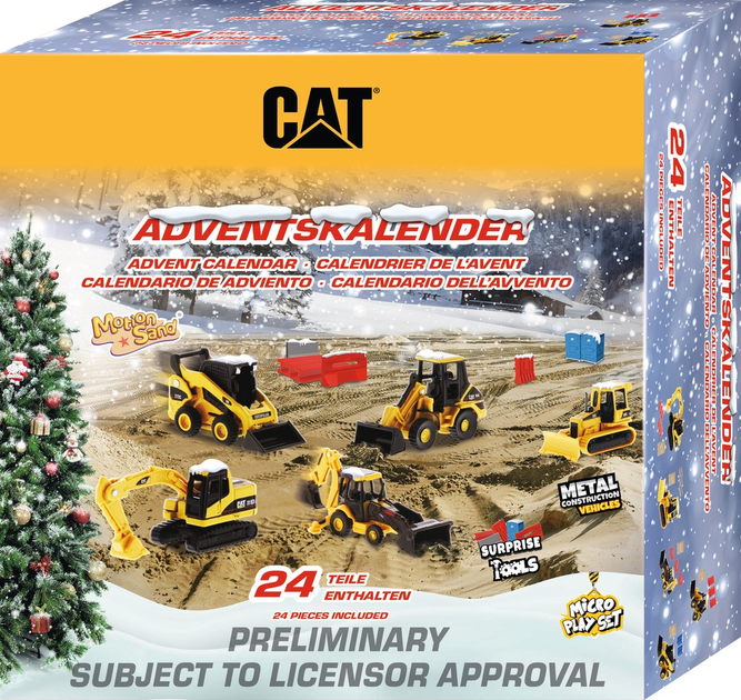 Kalendarz adwentowy Carrera CAT Micro (9003150143321) - obraz 1