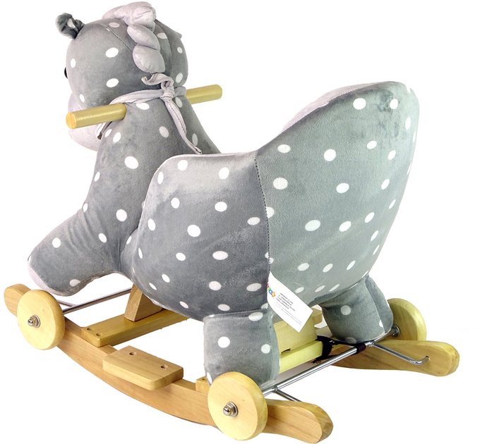 Bujak LEAN Toys Little Dots 2 w 1 46 cm Szary (5905679071694) - obraz 3