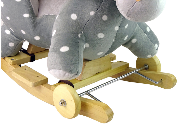 Bujak LEAN Toys Little Dots 2 w 1 46 cm Szary (5905679071694) - obraz 6
