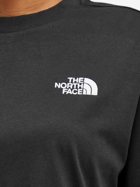 Футболка бавовняна довга жіноча The North Face Simple Dome W NF0A87NQJK3 L Чорна (196575424904) - зображення 3