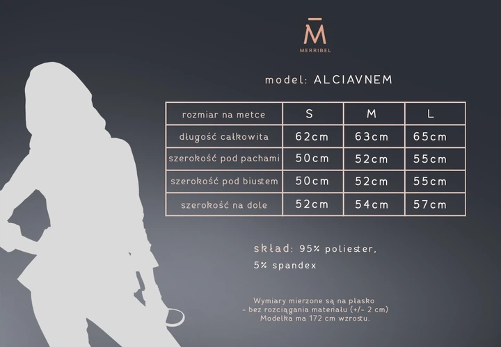 Bluzka damska elegancka Merribel Alciavnem M Multi (5907621606190) - obraz 5