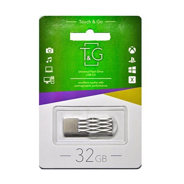 Флеш память USB T&G 103 Metal 32Gb - изображение 2