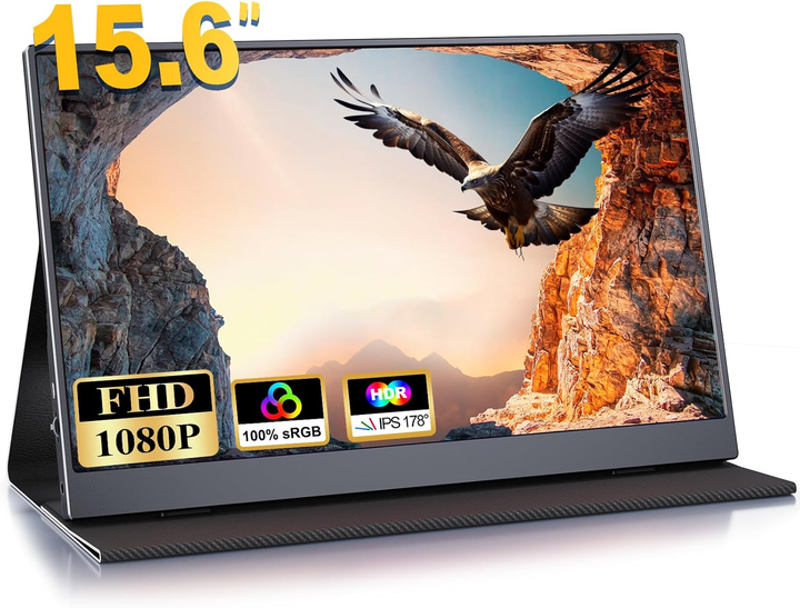 Портативный монитор 15.6" COOLHOOD GS156DM2 Full HD IPS 60Гц g1 - изображение 1