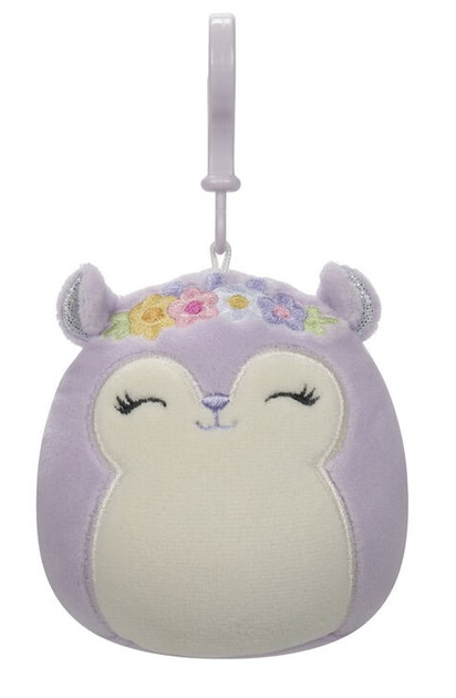 Pluszak Squishmallows Spring Squad Clip On Sydnee 9 cm (196566389274) - obraz 1