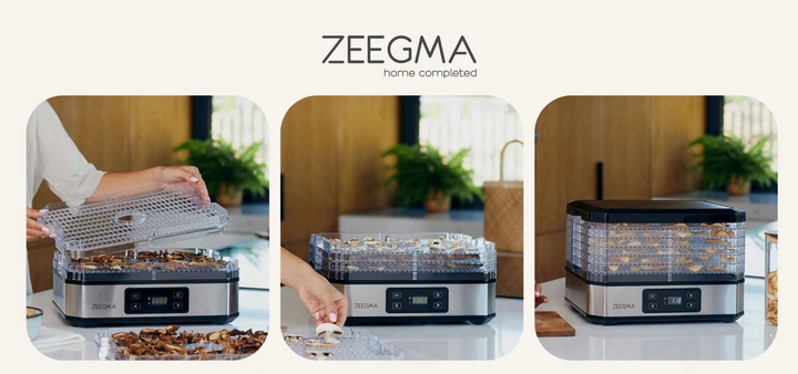 Сушилка для овощей, фруктов и грибов, дегидратор Zeegma Dry Chef Silver - изображение 8