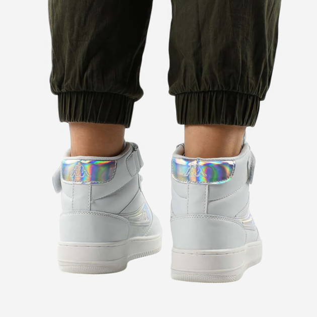 Sneakersy dziecięce dla dziewczynki Kappa 242610GC-1017 40 Białe (4066585160580) - obraz 4
