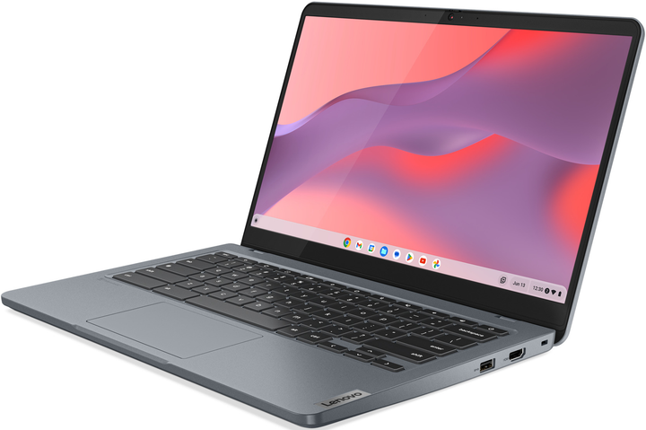 Ноутбук 14" Lenovo IdeaPad Slim 3 Chromebook (14IAN8) Intel Core i3-N305 RAM 8GB eMMC 128GB 10год батарея ChromeOS Алюмінієвий корпус (UKR) - Б/В - зображення 5