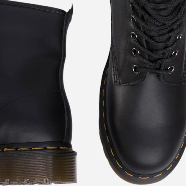 Жіночі берці високі Dr. Martens 1460 11822002 38 Чорні (800090829358) - зображення 7
