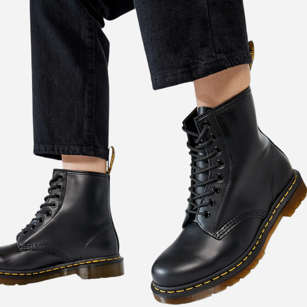 Glany damskie skórzane Dr. Martens 1460 Smooth 11822006 38 Czarne (0800090828559) - obraz 2