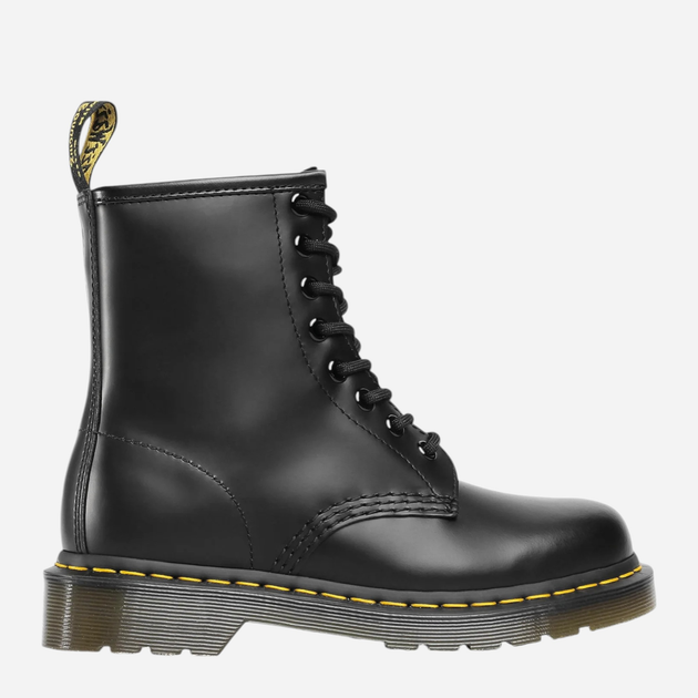 Жіночі берці високі Dr. Martens 1460 Smooth 11822006 40 Чорні (0800090796384) - зображення 1