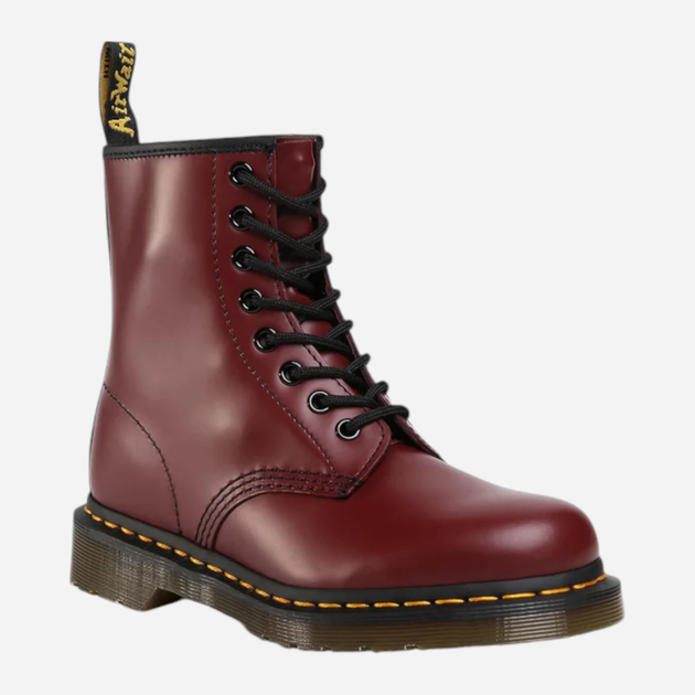 Жіночі берці високі Dr. Martens 1460 Smooth 11822600 40 Бордові (800090796629) - зображення 4