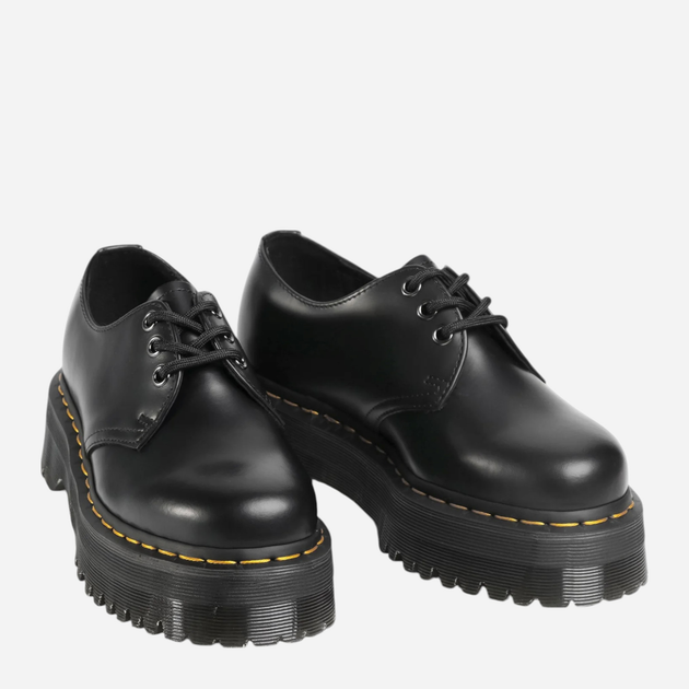 Buty derby damskie na platformie Dr. Martens 1461 Quad 25567001 39 Czarne (190665329469) - obraz 3