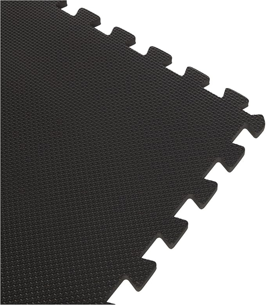 Килимок під тренажер LiveUp Eva Inter-Lock Mat 60х60х1.2 см Black (LS3259) - зображення 4