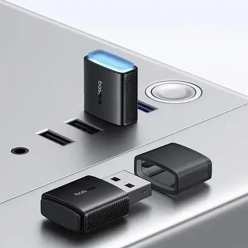 Wi-Fi Адаптер Baseus FastJoy Series WiFi Adapter 300Mbps B01317600111-03 Black - Фото 5 Wi-Fi Адаптер Baseus FastJoy Series WiFi Adapter 300Mbps B01317600111-03 Black - изображение 5