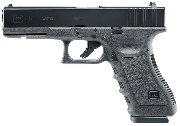 Пістолет пневматичний Umarex Glock 17 Grey Blowback кал. 4.5 мм Pellet+ВВ - зображення 1