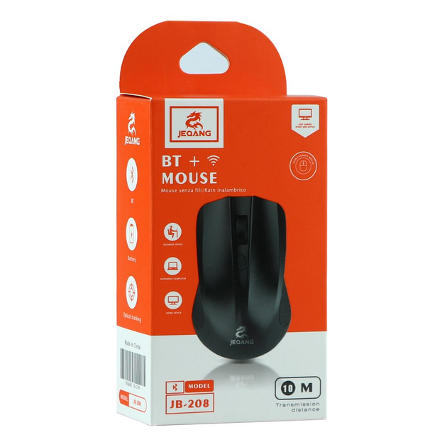 Беспроводная Мышь Wireless JEQANG JB-208, Black - изображение 2
