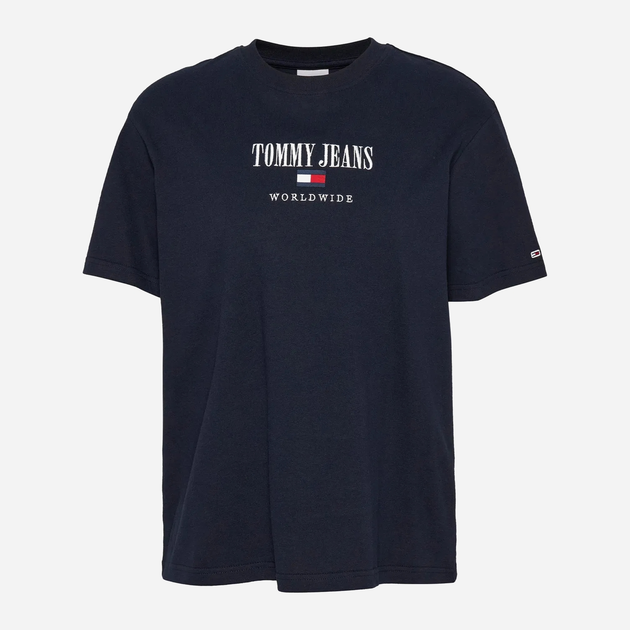 Футболка жіноча Tommy Jeans DW0DW16154-DW5 XL Блакитна (8720644429037) - зображення 6