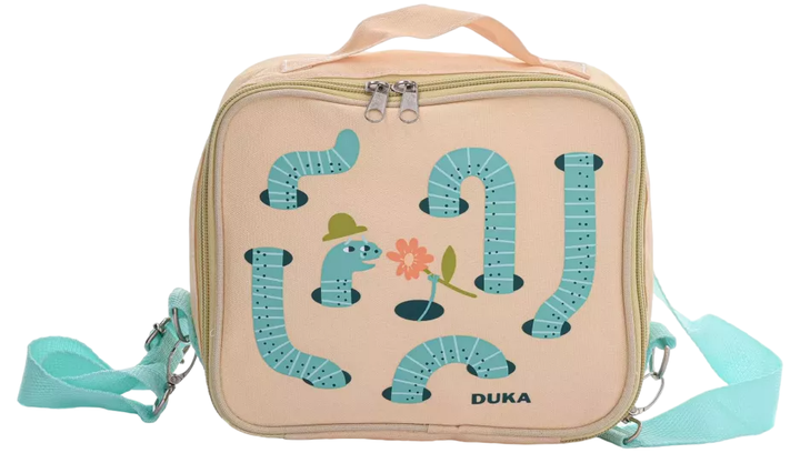 Термосумка Duka Mini 22 x 19 x 8 см Worms (5904422214159) - зображення 1