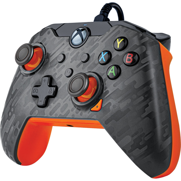 Дротовий геймпад PDP Atomic для Xbox Series/Xbox One/PC Carbon-Orange (049-012-CMGO) - зображення 2