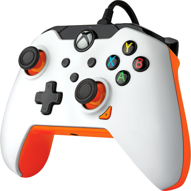 Дротовий геймпад PDP Atomic для Xbox Series/Xbox One/PC White-Orange (049-012-WO) - зображення 2