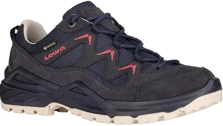 Кросівки з Gore-Tex Lowa Sirkos Evo GTX LO W 37 Navy-Redwood - зображення 2