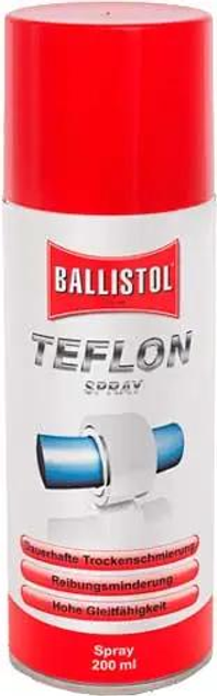 Мастило тефлонова Ballistol TeflonSpray 200 мл - зображення 2