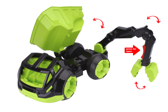 Самосвал детский Technok Toys с подвижным ковшом-манипулятором 6917 - изображение 3