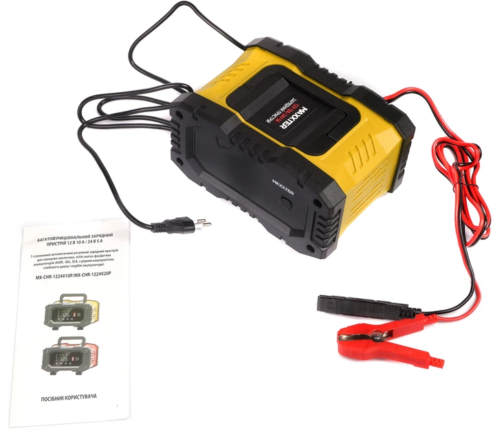 Зарядное устройство для АКБ Maxxter 12-24 В (MX-CHR-1224V10P) - изображение 2