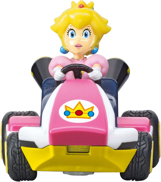 Samochód zdalnie sterowany Carrera Mario Kart Mini RC Peach (9003150123651) - obraz 2