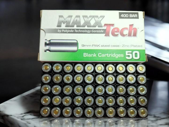 Холості патрони MaxxTech Zlnk 9 мм (400 Bar) 50 штук - зображення 2