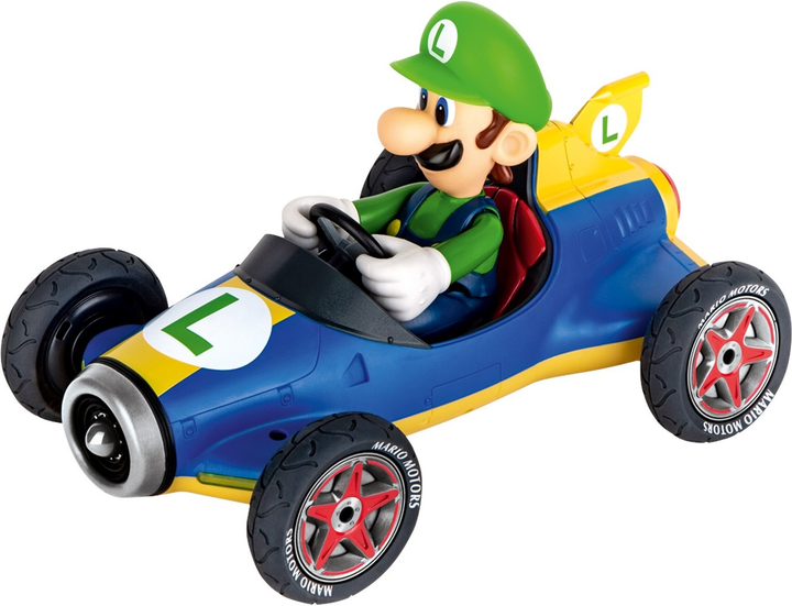 Samochód zdalnie sterowany Carrera Mario Kart Mach 8 Luigi (9003150111313) - obraz 1