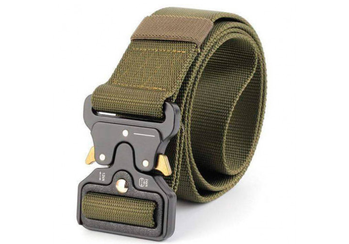 Ремень тактический Tactical Belt 130х4 см Олива - изображение 1