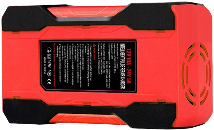 Prostownik automatyczny RJ Tianye RJ-C 121001A 12V 10A /24V 5A (5904921481977) - obraz 6