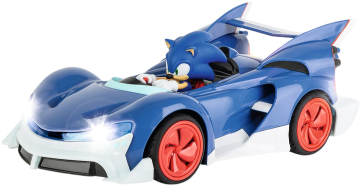 Машинка на радіокеруванні Carrera Team Sonic Racing - Sonic Performance Version (9003150136224) - зображення 3
